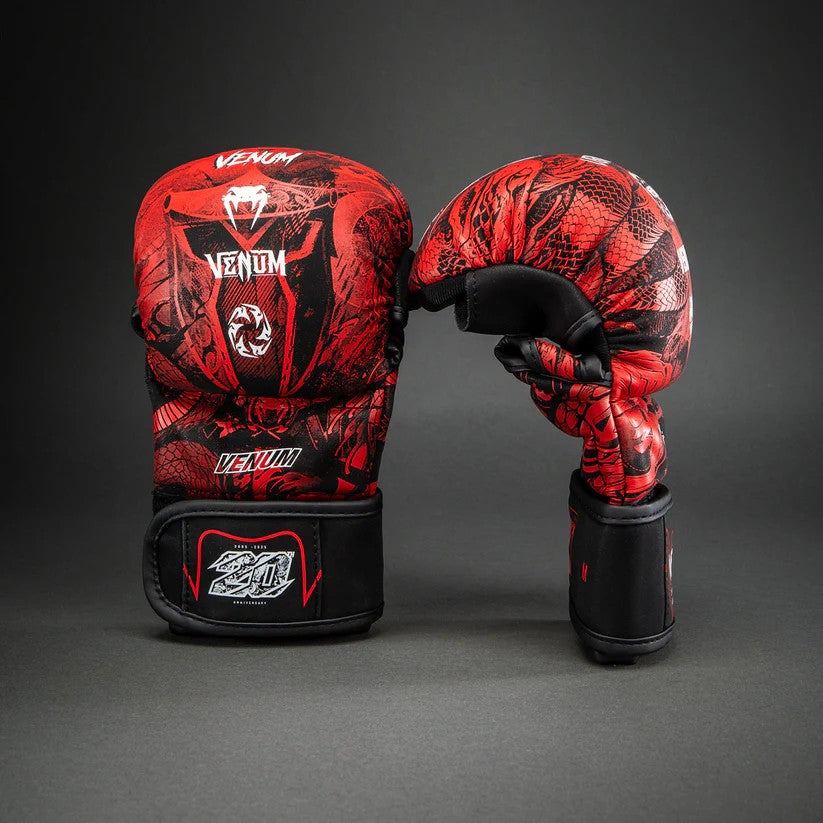 Venum Rękawice do MMA 20th Anniversary Czarne/Czerwone
