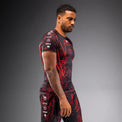 Venum Rashguard 20th Anniversary Krótki Rękaw Czarny/Czerwony
