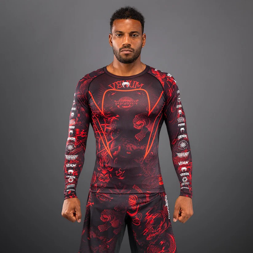 Venum Rashguard Długi Rękaw 20th Anniversary Czarny/Czerwony