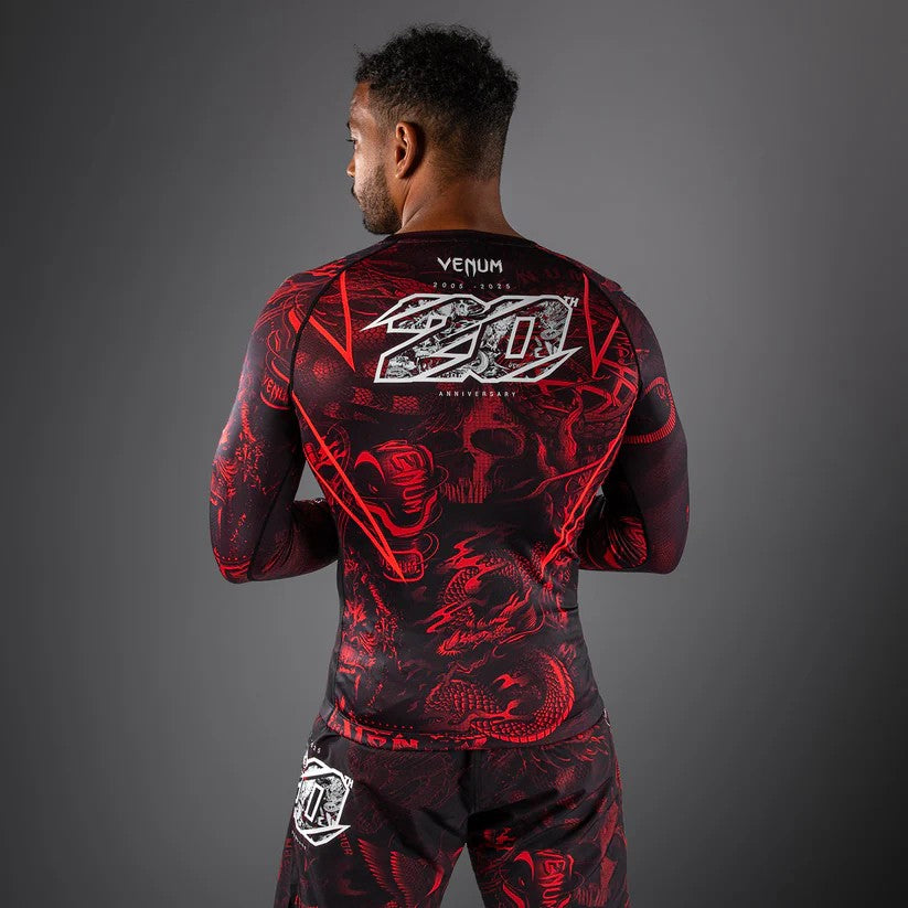 Venum Rashguard Długi Rękaw 20th Anniversary Czarny/Czerwony