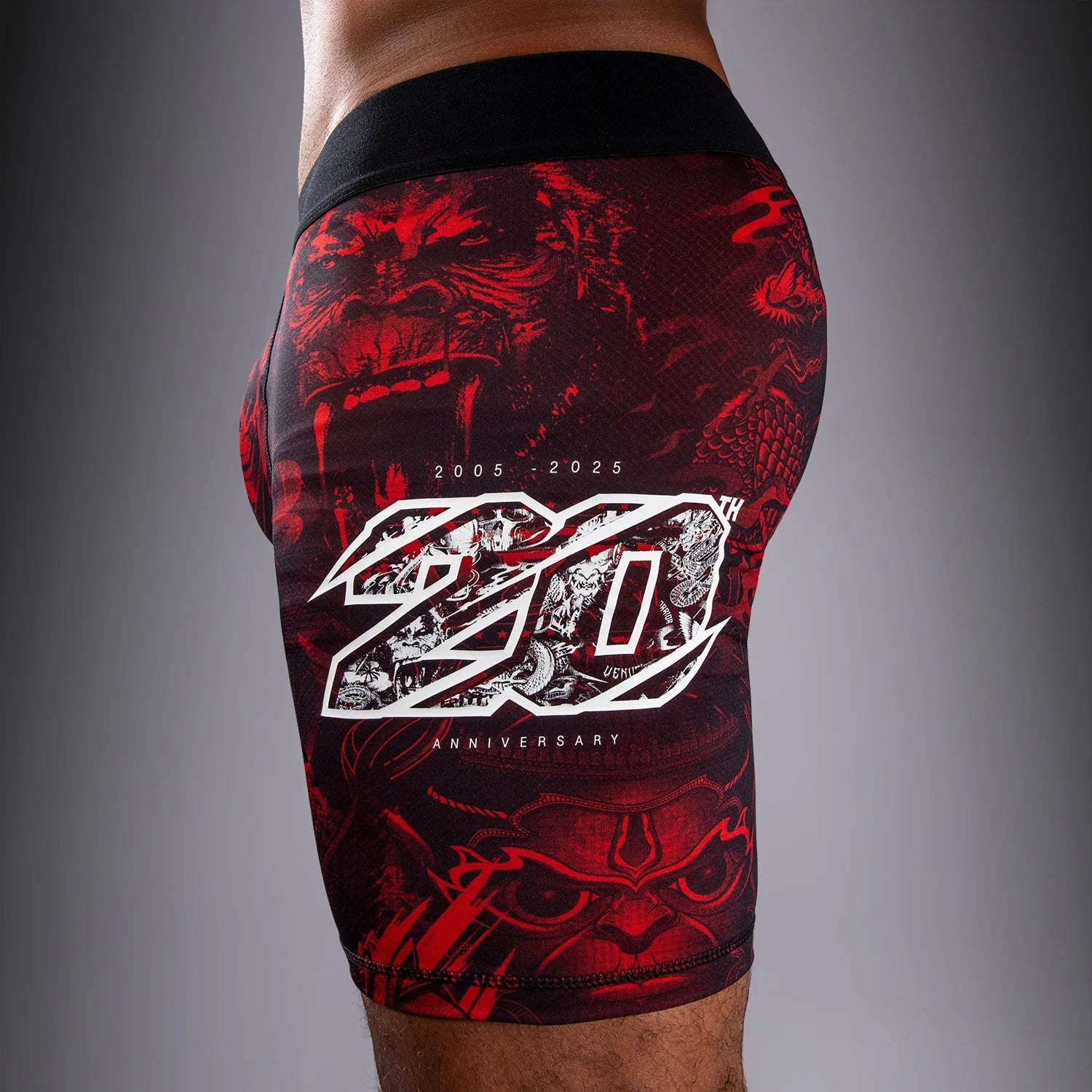 Venum Spodenki Vale Tudo 20th Anniversary Czarne/Czerwone