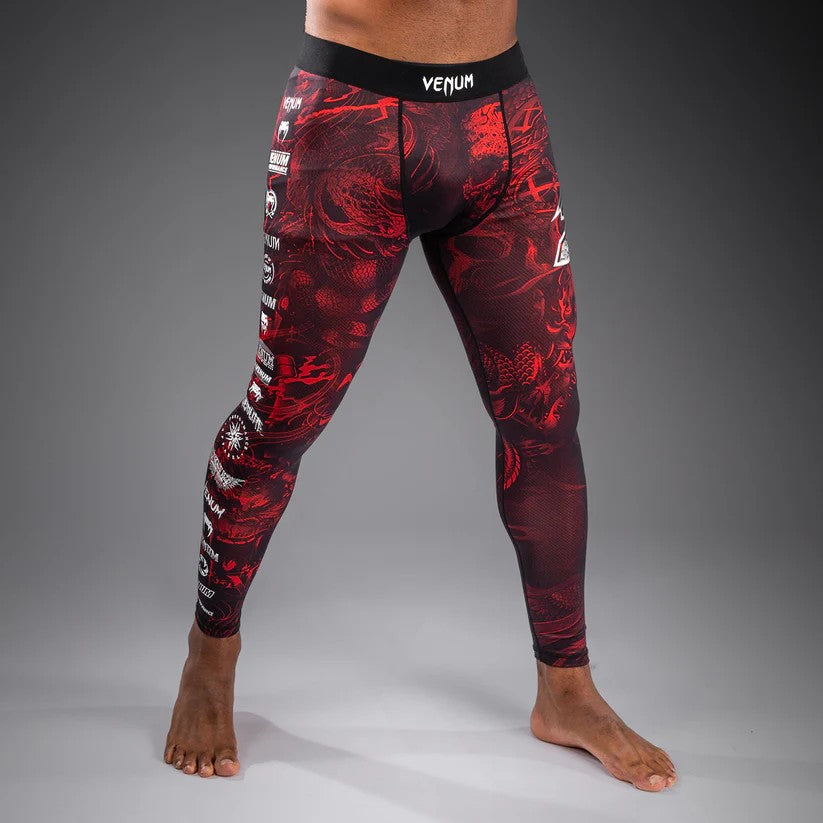 Venum Legginsy 20th Anniversary Czarne/Czerwone