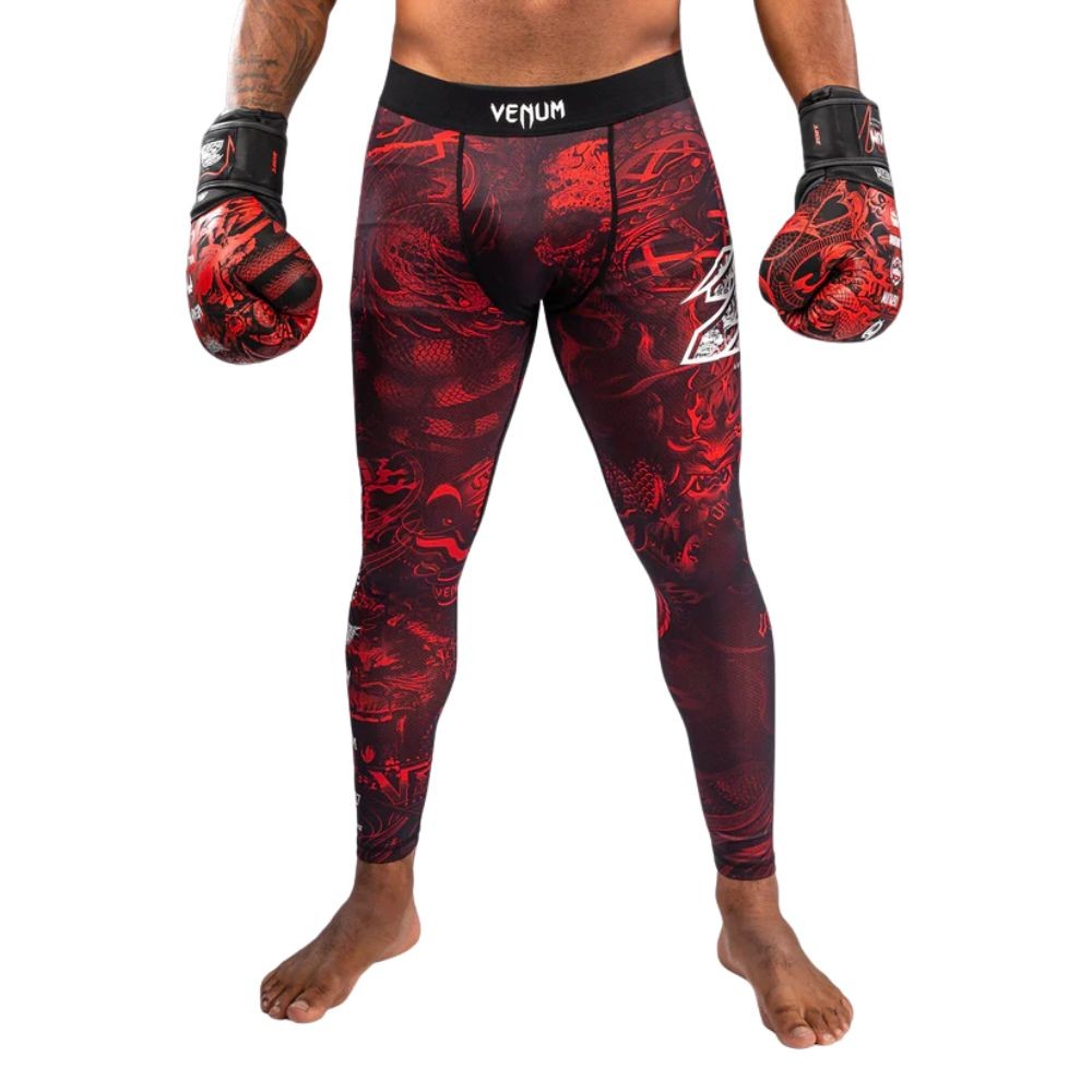 Venum Legginsy 20th Anniversary Czarne/Czerwone