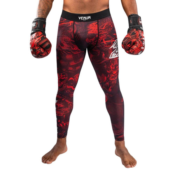 Venum Legginsy 20th Anniversary Czarne/Czerwone