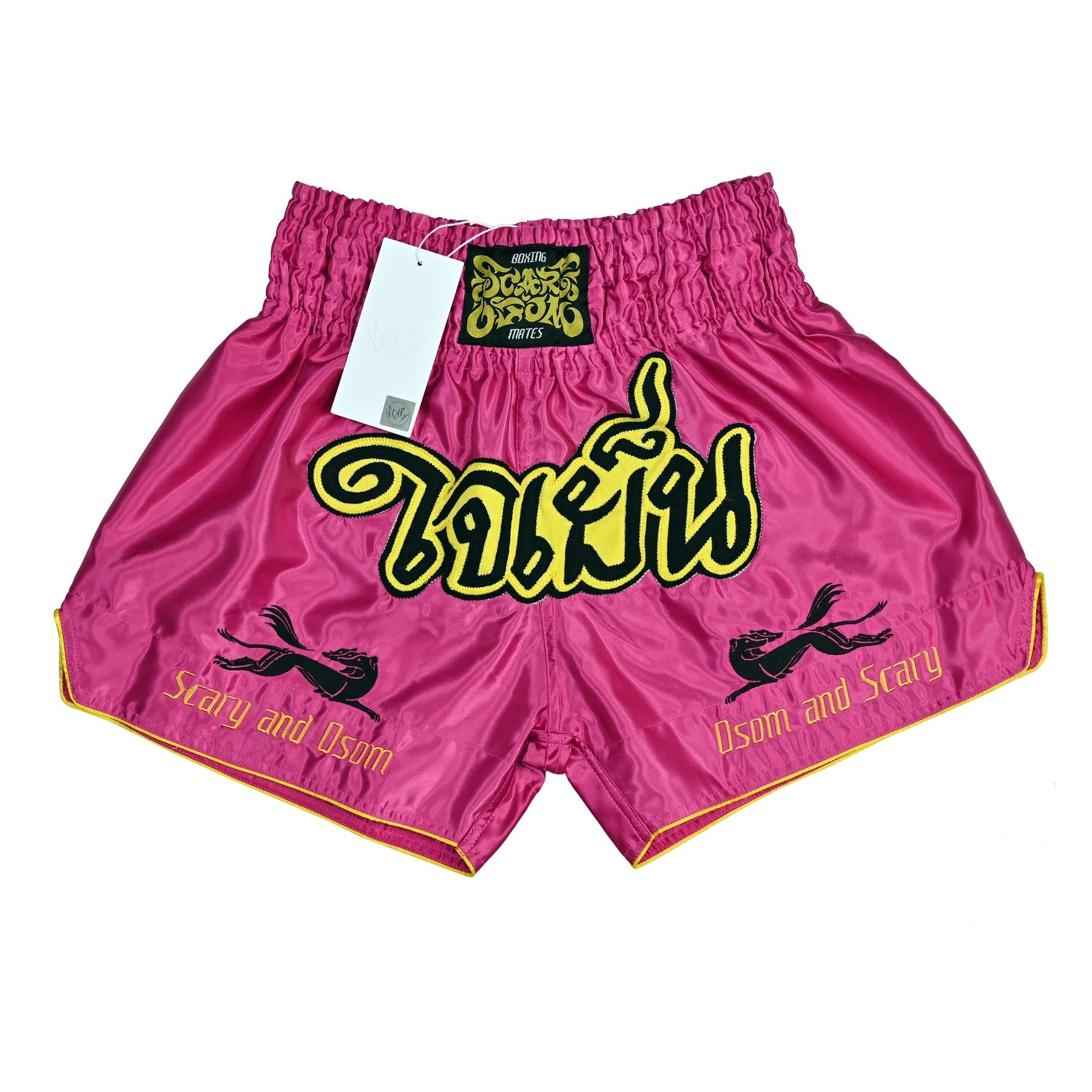 Scary Ltd x Osom Std Spodenki Muay Thai Różowe