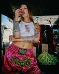 Scary Ltd x Osom Std Spodenki Muay Thai Różowe