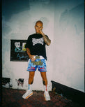 Scary Ltd x Osom Std Spodenki Muay Thai Niebieskie/Białe