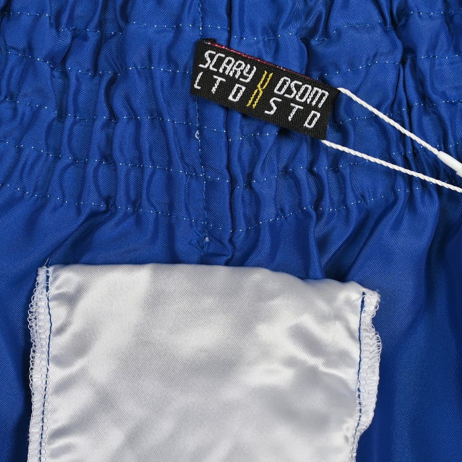 Scary Ltd x Osom Std Spodenki Muay Thai Niebieskie/Białe