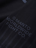 MANTO Rashguard Męski Krótki Rękaw RANKED Czarny
