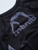 MANTO Rashguard Męski Krótki Rękaw RANKED Czarny