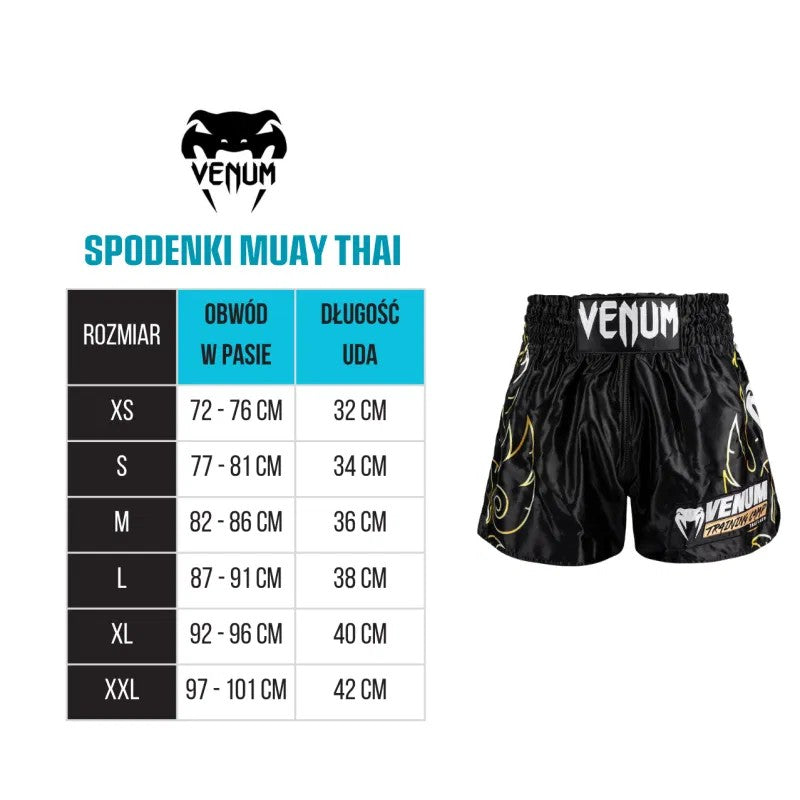 Venum Spodenki Muay Thai Classic Burgundowe