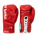 Rival Rękawice Bokserskie ze skóry naturalnej RFX-Guerrero Pro Fight HDE-F Czerwone