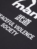 MANTO Rashguard Krótki Rękaw SOCIETY Czarny