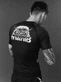 MANTO Rashguard Krótki Rękaw TREASURE ZONE Czarny
