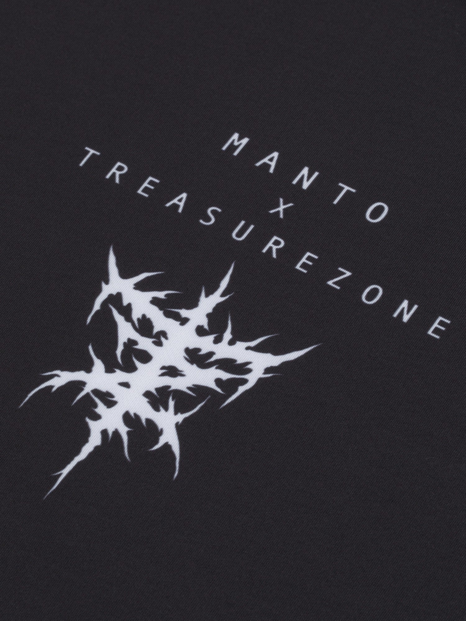 MANTO Rashguard Krótki Rękaw TREASURE ZONE Czarny