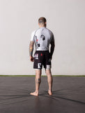 MANTO Rashguard Krótki Rękaw OVERCOME Biały