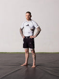 MANTO Rashguard Krótki Rękaw OVERCOME Biały