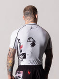 MANTO Rashguard Krótki Rękaw OVERCOME Biały
