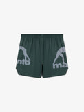 MANTO Spodenki Sportowe LOGO DUAL Zielone