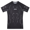 MANTO Rashguard Krótki Rękaw SHIELD Czarny