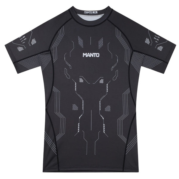 MANTO Rashguard Krótki Rękaw SHIELD Czarny