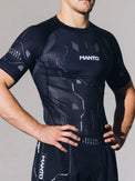 MANTO Rashguard Krótki Rękaw SHIELD Czarny