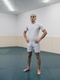 MANTO Rashguard Krótki Rękaw SHIELD Biały