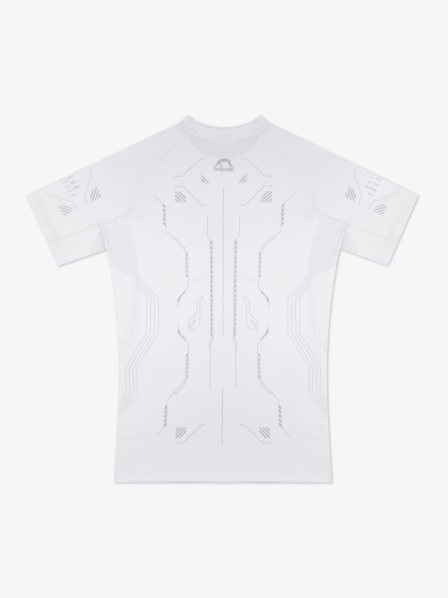 MANTO Rashguard Krótki Rękaw SHIELD Biały