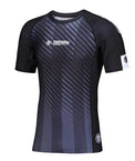 Tatami Rashguard Męski Krótki Rękaw Abstract Czarny/Szary