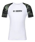 Tatami Rashguard Męski Krótki Rękaw Renegade Biały/Zielony