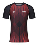 Tatami Rashguard Męski Krótki Rękaw Milan Eco Tech Recycled Czerwony