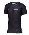 Tatami Rashguard Męski Krótki Rękaw Milan Eco Tech Recycled Czarny