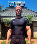 Tatami Rashguard Męski Krótki Rękaw Milan Eco Tech Recycled Czarny