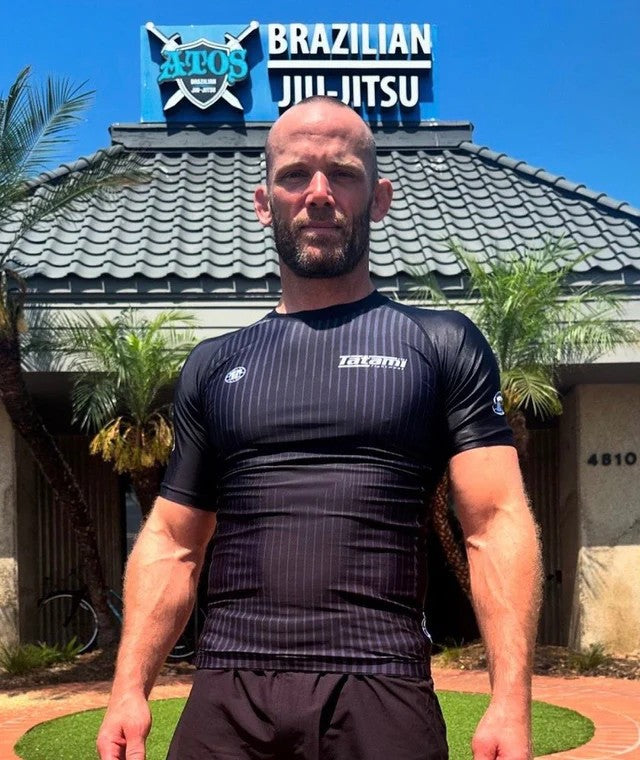 Tatami Rashguard Męski Krótki Rękaw Milan Eco Tech Recycled Czarny