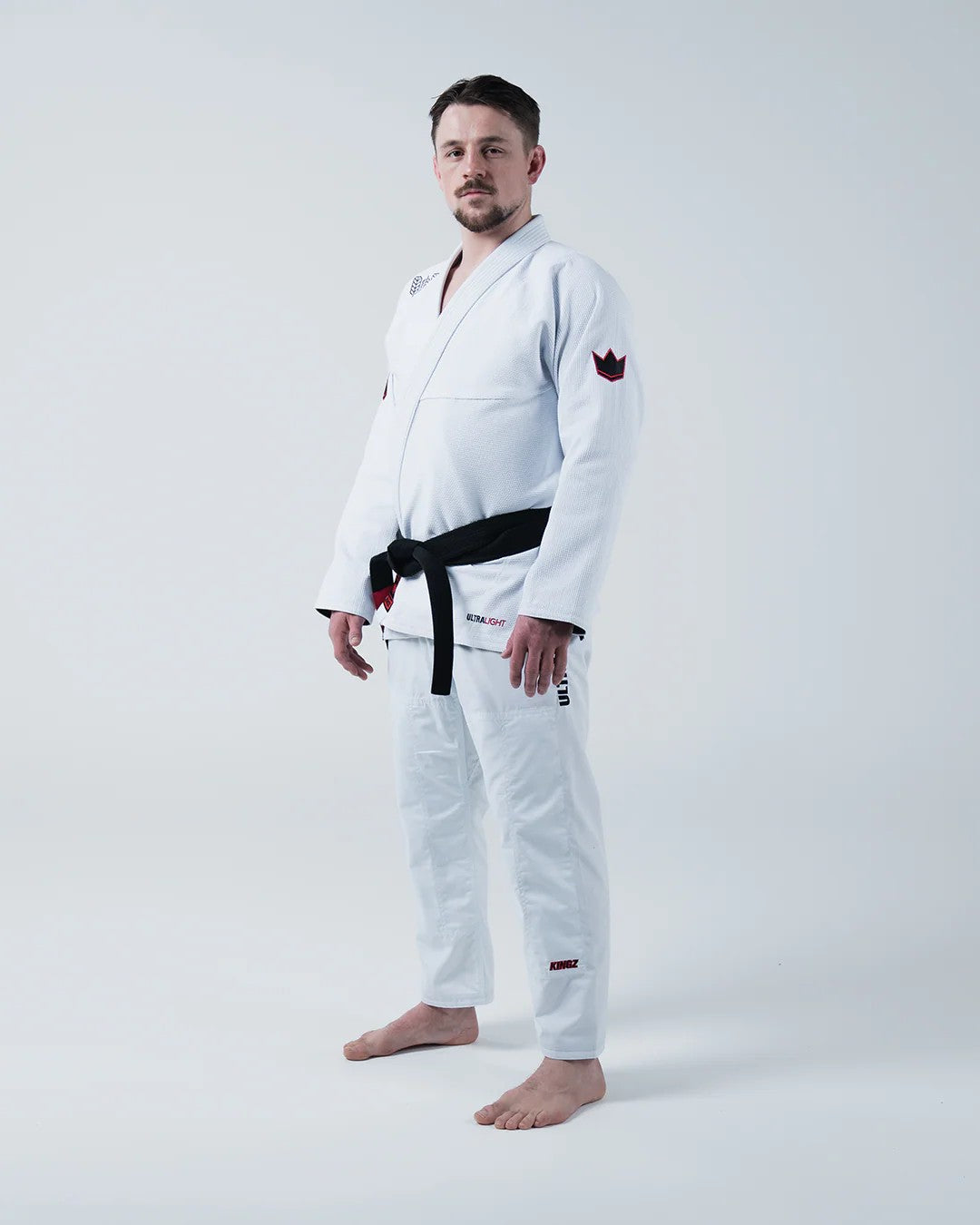 KiNGZ Kimono/Gi BJJ Męskie Ultralight 2.0 New Białe