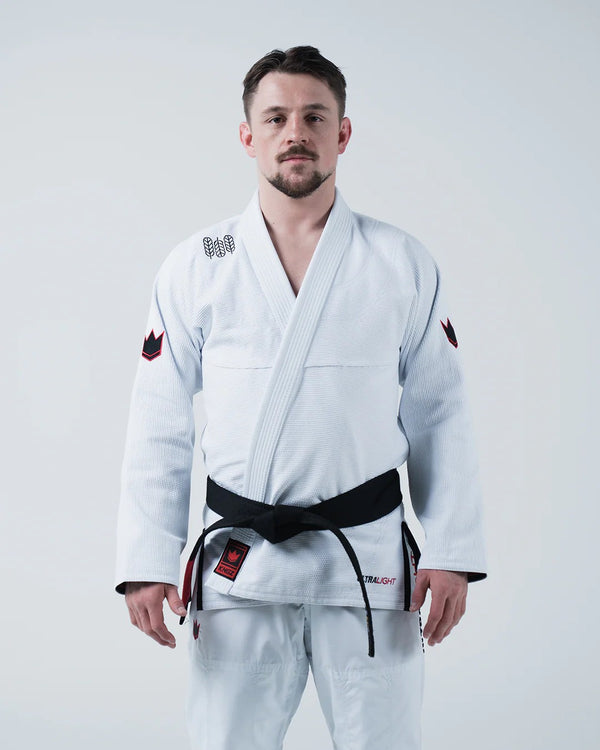 KiNGZ Kimono/Gi BJJ Męskie Ultralight 2.0 New Białe