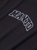 MANTO Rashguard Krótki Rękaw VARSITY Czarny