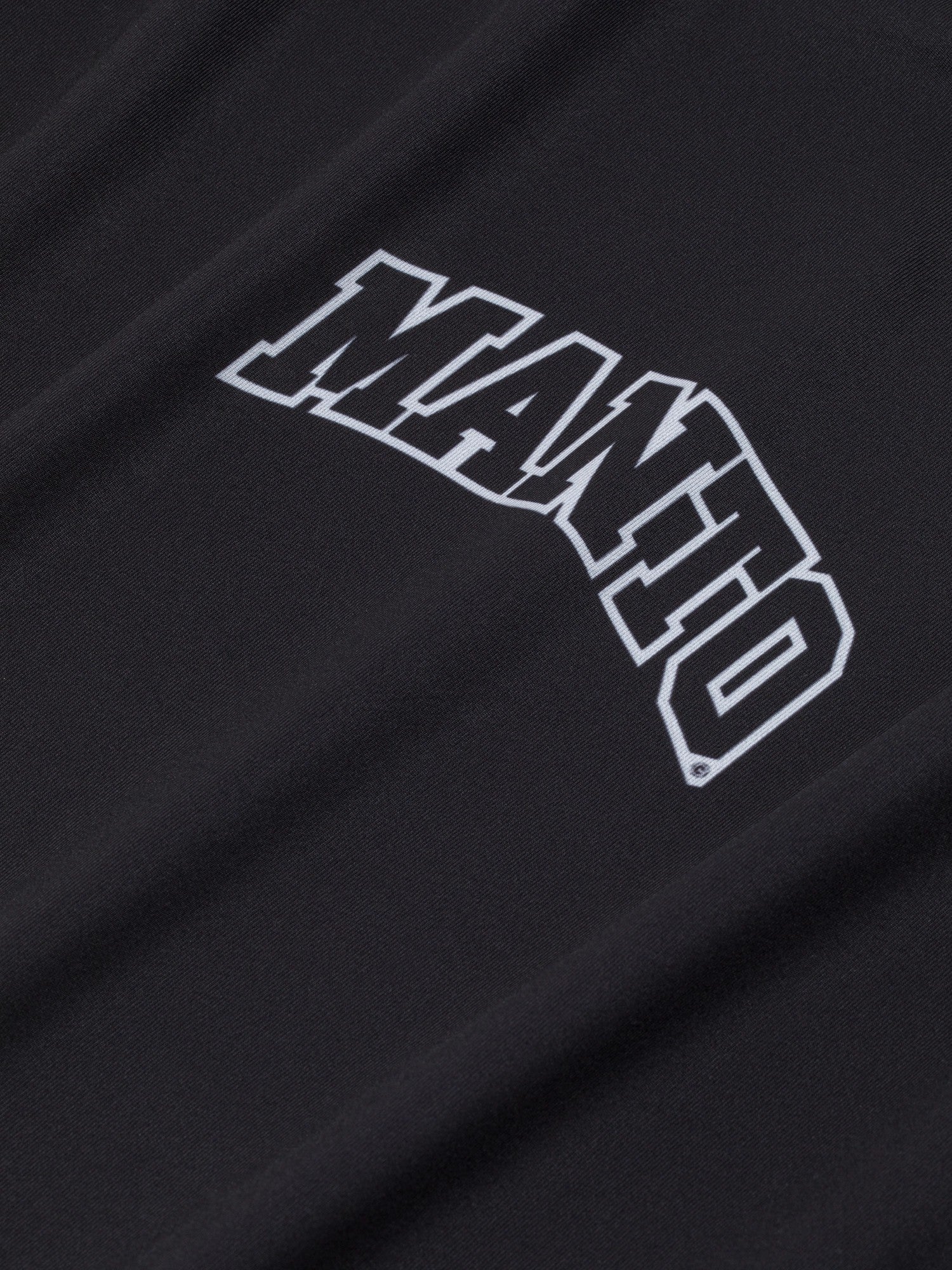 MANTO Rashguard Krótki Rękaw VARSITY Czarny