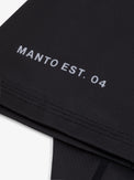 MANTO Rashguard Krótki Rękaw VARSITY Czarny