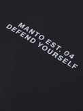 MANTO Rashguard Krótki Rękaw VARSITY Czarny