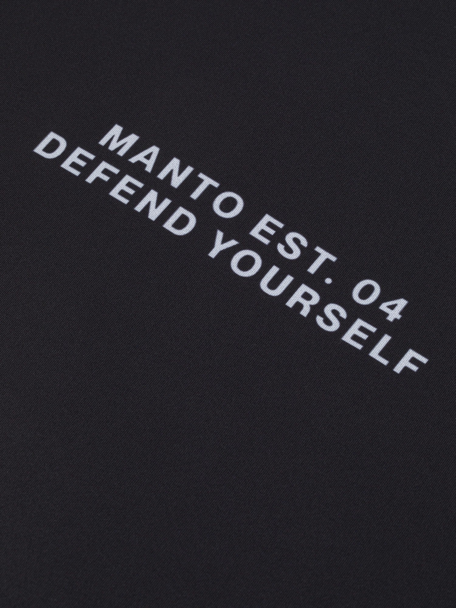 MANTO Rashguard Krótki Rękaw VARSITY Czarny