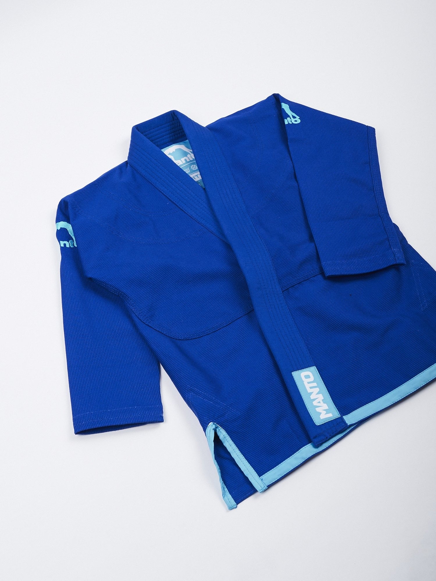 MANTO Kimono/Gi dla dzieci Junior 2.0 Niebieskie + Biały Pas