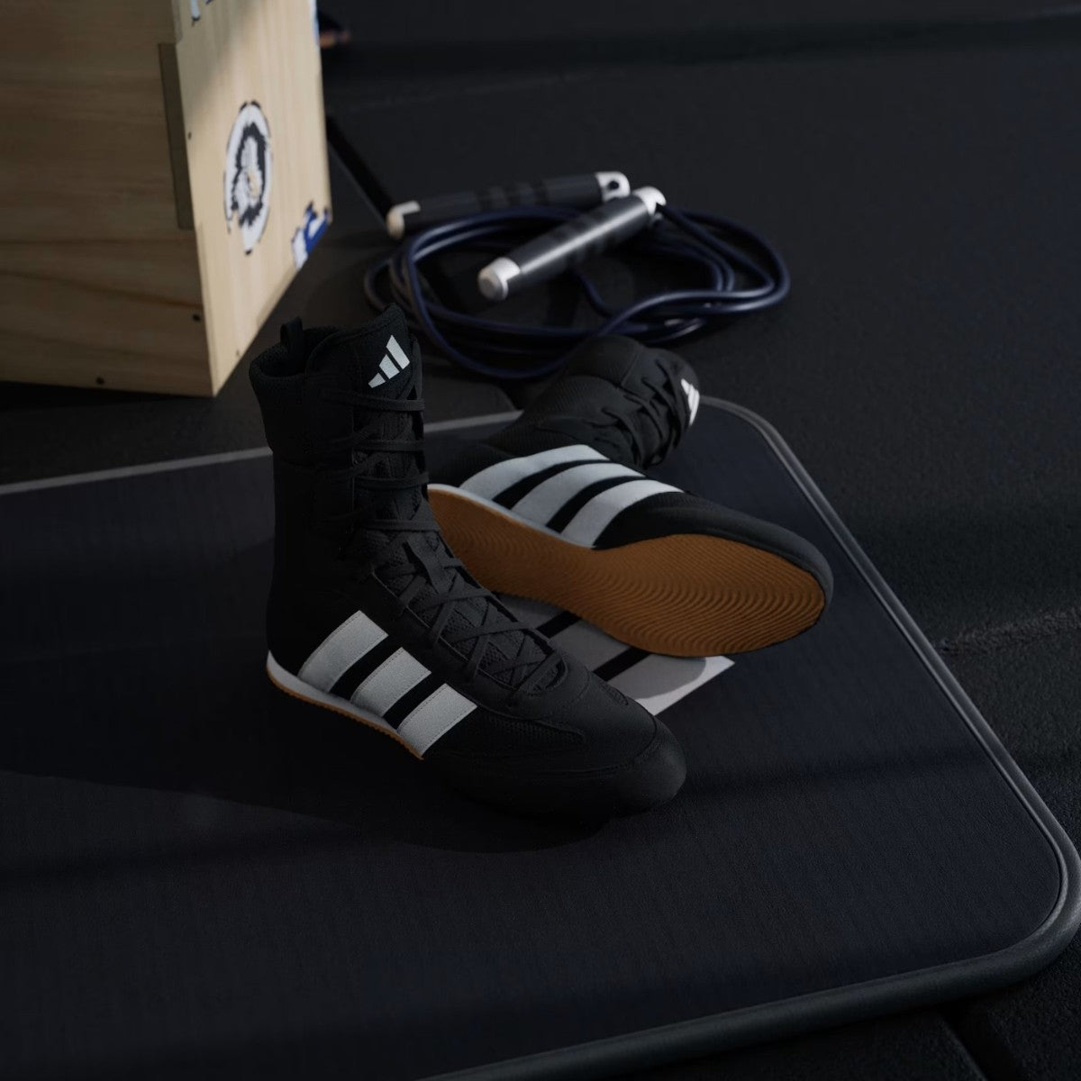 Adidas Buty Bokserskie Box Hog Classic Czarne