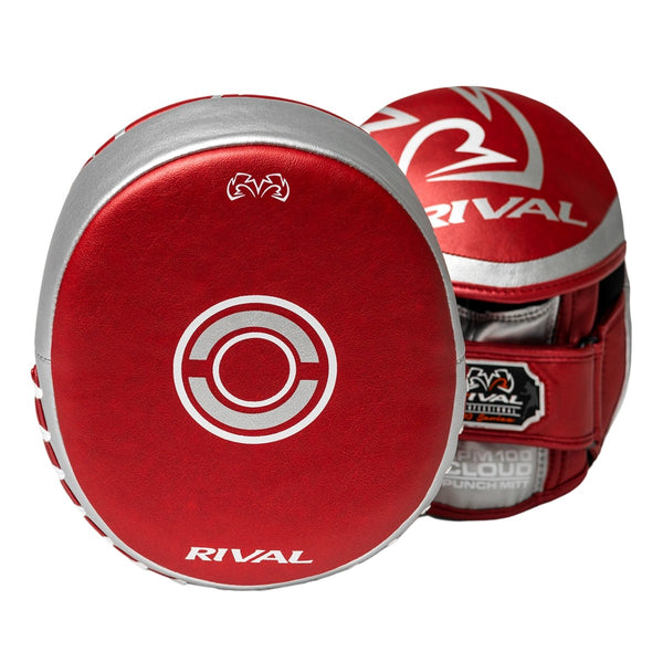 Rival Tarcze Bokserskie RPM100 Cloud Czerwone/Srebrne
