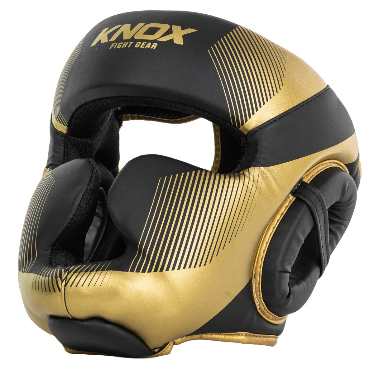 Knox Kask Bokserski Starter Czarny/Złoty