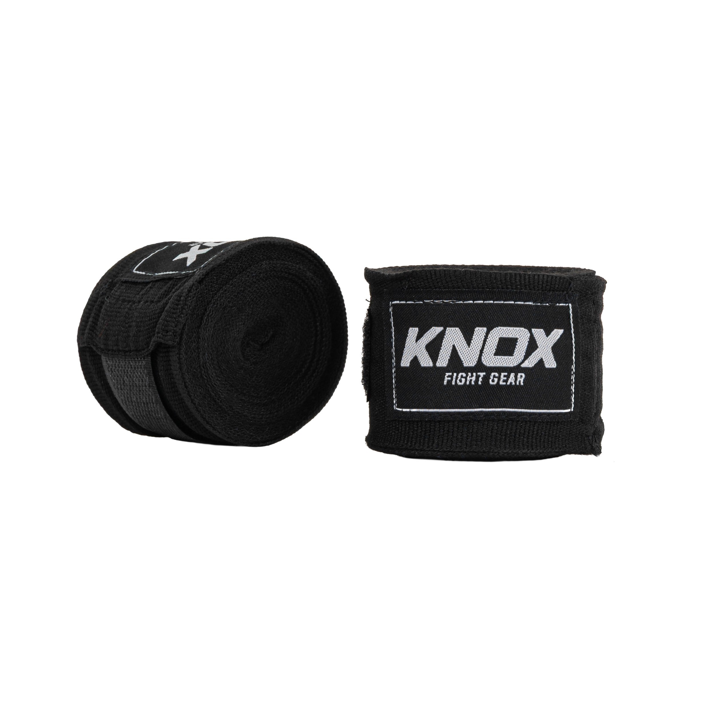 Knox Bandaże bokserskie 4m Czarne