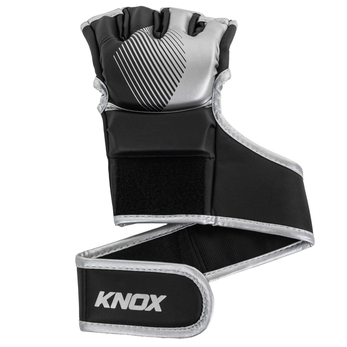 Knox Rękawice MMA Starter Czarne/Srebrne 4oz