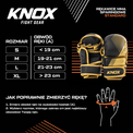 Knox Rękawice MMA Starter Czarne/Czarne 7oz