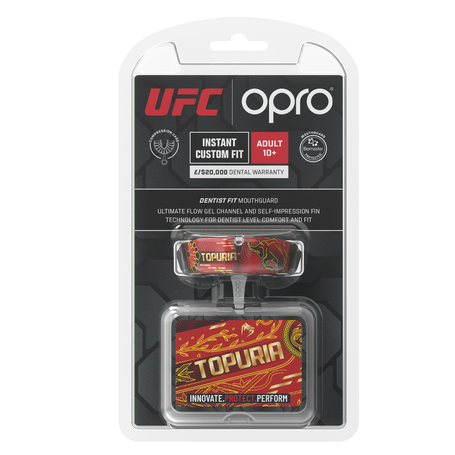 Opro x UFC Ilia Topuria Ochraniacz Na Zęby Instant Custom Fit