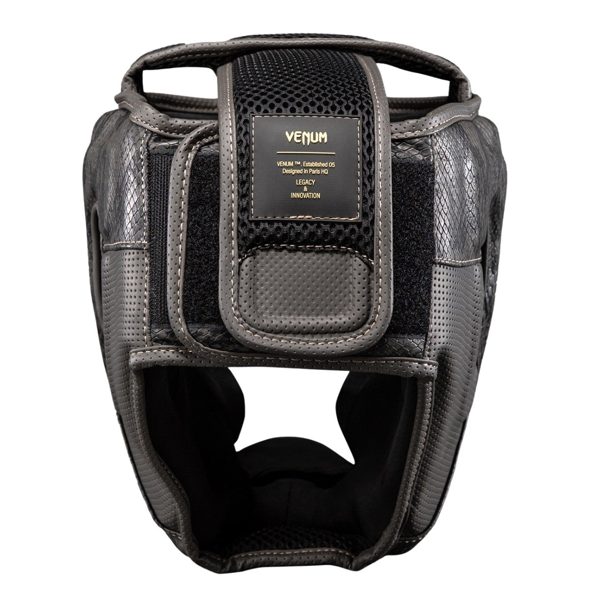 Venum Kask Bokserski Impact Evo Scales Ciemno Szary
